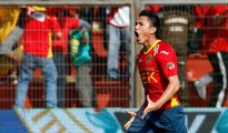 Gustavo Canales anotó los tres goles que le dieron la victoria a Unión.