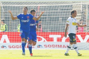 Duma fue figura: anotó dos goles en el Superclásico.