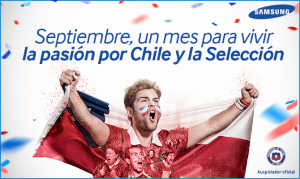 Apoya a la Selección con Samsung en su sitio www.samsungpasionporlaroja.cl