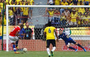 Chile hizo un gran primer tiempo, peor en la segunda fracción Colombia cambió la historia.