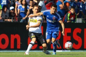 Colo Colo y la "U" igualan 1 a 1 al final del primer tiempo. 