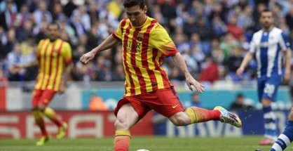 Messi volvió a anotar y quedó a 10 goles del pichichi histórico de España, Telmo Zarra