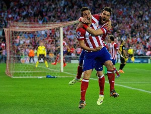 Koke anotó el gol con el que los colchoneros consiguieron su segunda semifinal de Champions en su historia