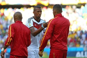 Los hermanos Boateng, Prince (Gha) y Jerome (Ale), se enfrentaron en la Copa del Mundo de Brasil 2014. 