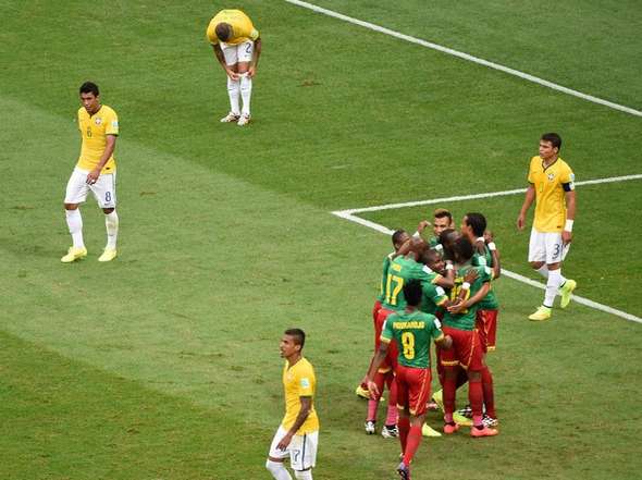 gol camerun brasil