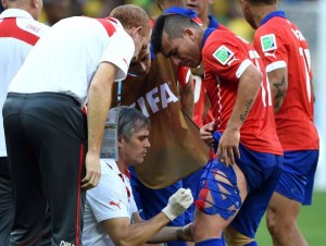 Medel jugó lesionado y lo dio todo. ¡Un crack de verdad!