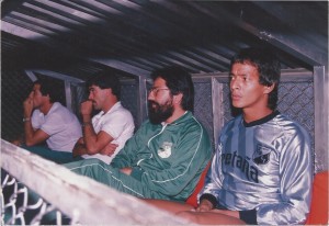 Victor Sforzini cuando asesoraba al Deportivo Cali en Colombia.