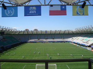 El estadio Germán Becker estará cerrado hasta marzo del próximo año.