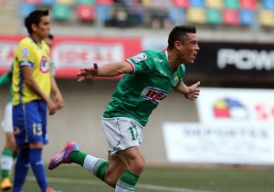 Diego Vallejos es el actual goleador de Audax Italiano y convirtió el 2-0 del encuentro.