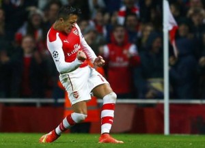 Alexis es el goleador del Arsenal en la temporada.