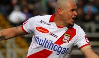 El "Ogro" lleva ocho tantos y es el actual goleador de la Primera B.