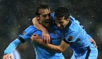 El "Canario" Silva marcó el tres cero del City sobre el Albion.