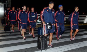 La Unversidad de Chile viajó a Brasil para enfrentarse a Internacional de Porto alegre. Foto: La Tercera