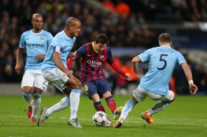 Mañana en el Ethiad Estadium se enfrentan el Manchester City y el Barcelona por la ida de los octavos de final de la Liga de Campeones. Foto: sifutbol.com