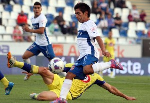 Diego Rojas viene de anotar el fin de semana en la victoria por 4-2 de los cruzados sobre Unión La Calera.