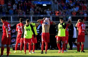 Los dirigidos por Fernando Diaz estaban a la espera de la derrota de San Marcos o de Antofagasta. Ninguna sucedió y no pudieron escapar del descenso.