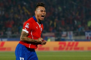 Eduardo Vargas es el goleador de la Copa América, con 4 goles.