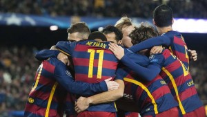 El Barça a pie firme en la Liga y en Champions League.