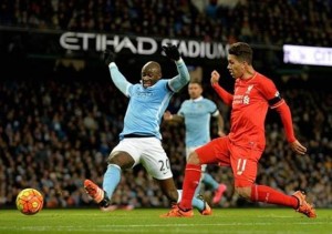 Firmino figura en la victoria del Liverpool sobre el City.