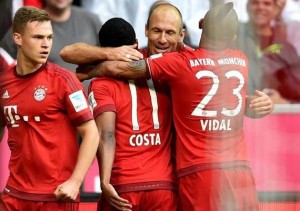 El King Arturo estuvo desde el primer minuto en la victoria del Bayern Múnich.