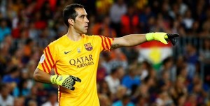 Claudio Bravo tuvo una buena actuación ante el Espanyol.