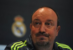 Benítez sólo alcanzó a estar media temporada como DT del Real Madrid.