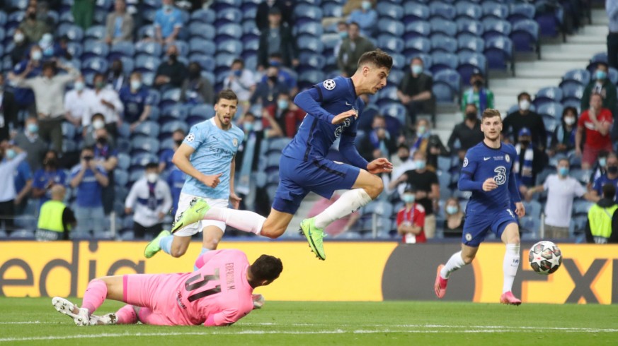 Havertz chelsea gol manchester city