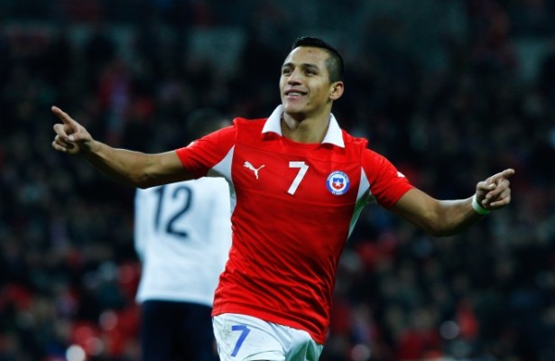 alexis sanchez vs inglaterra