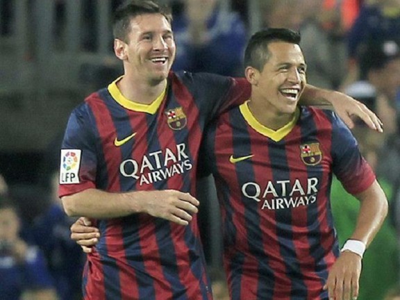 Alexis y Messi