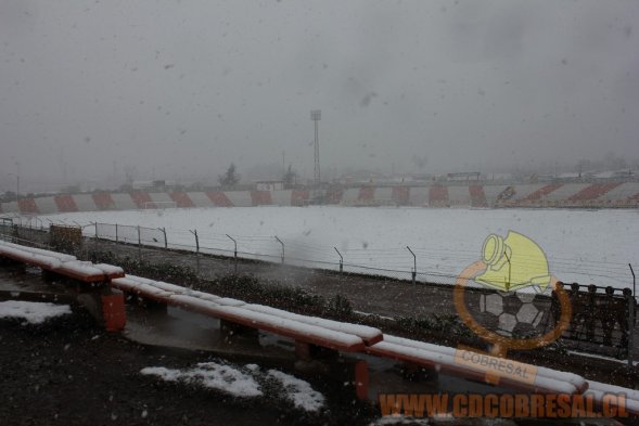 nieve cancha cobresal