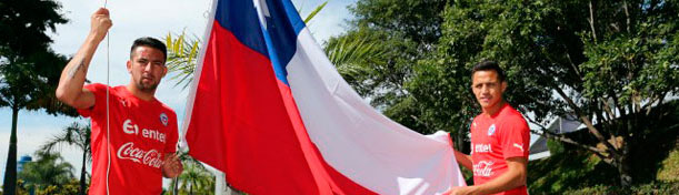 alexis isla bandera chilena concentracion