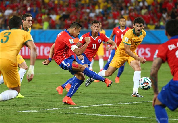 gol alexis chile australia