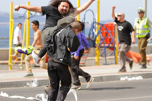 hincha patada vial concepcion