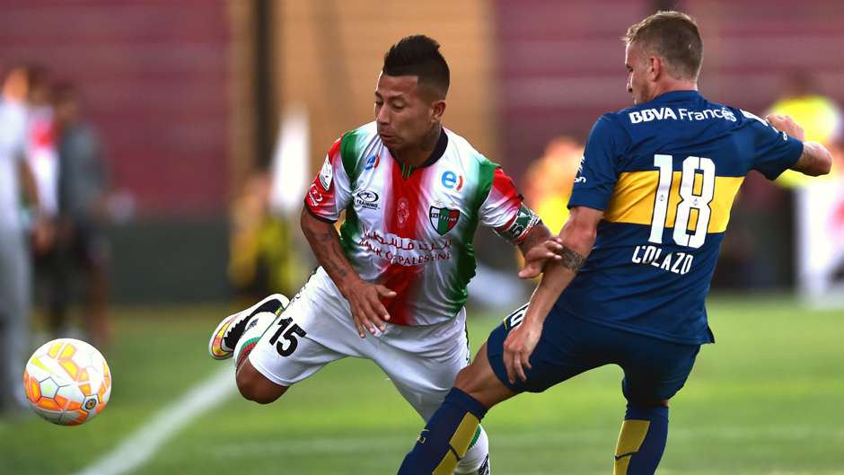 nicolas colazo palestino boca copa libertadores 2015