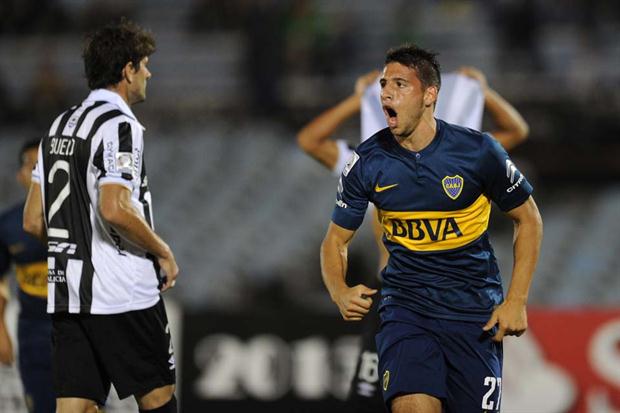 boca montevideo wanderers gol