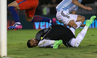 Sergio Romero estaba tan asustado que le pidió a los pasapelota que no devolvieran tan rápido el balón a la cancha.