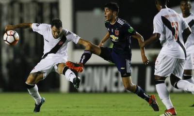 Angelo Araos anotó el gol del tirunfo ante el Vasco da Gama. Gran triunfo de la "U" en la Libertadores.