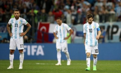 Argentina cayó ante Croacia y quedó muy cerca de la eliminación en Rusia 2018.