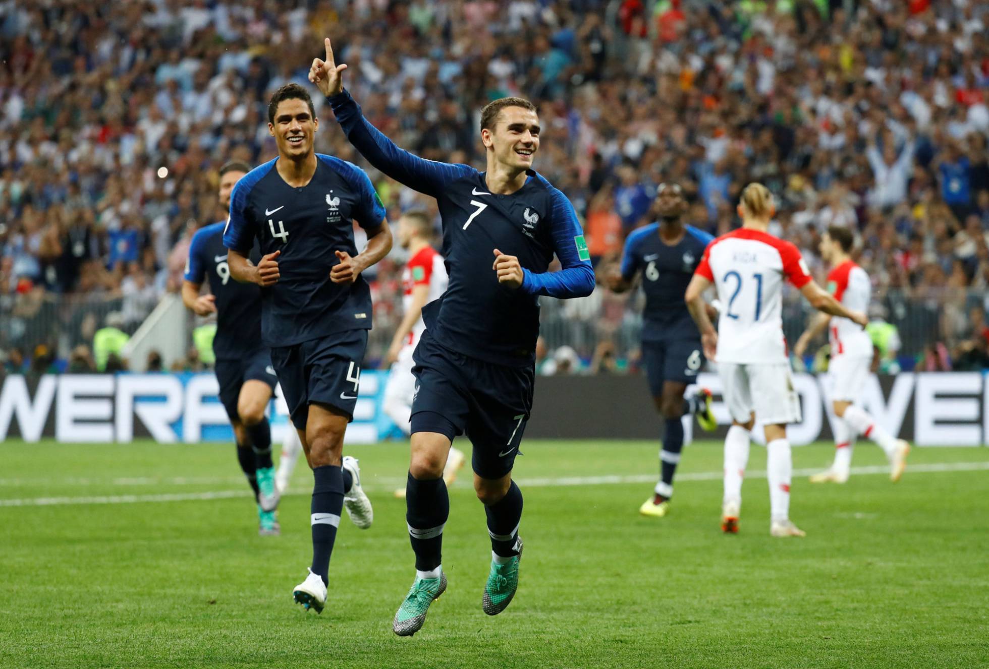 Francia goleó a Croacia en la final del Mundial de Rusia 2018 y se proclamó como el nuevo campeón del mundo.