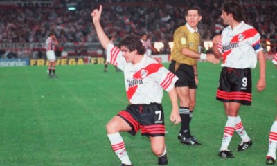 Marcelo Salas festejo gol River matador