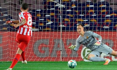 saul atletico penalti ter stegen