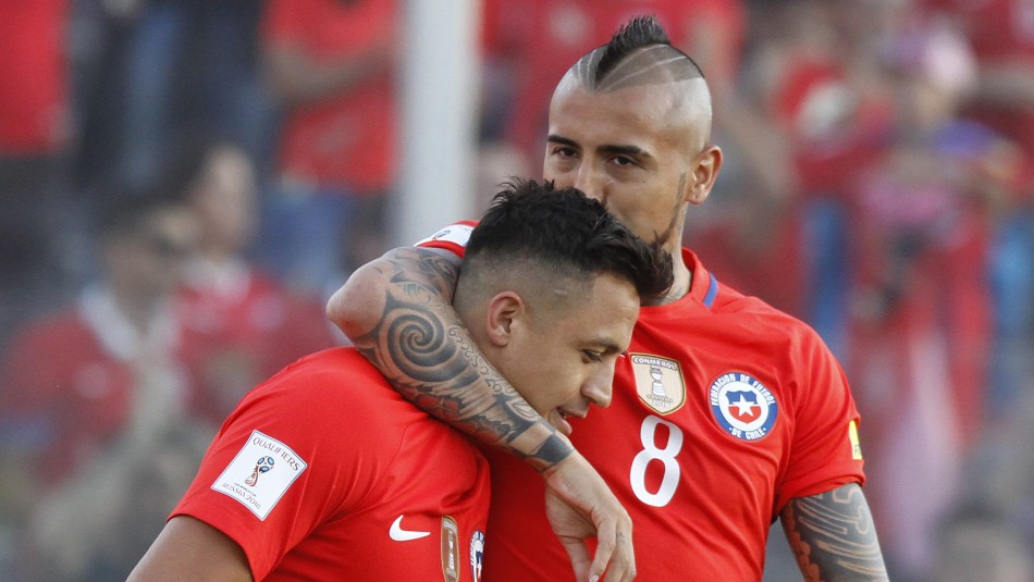 arturo vidal alexis sanchez chile