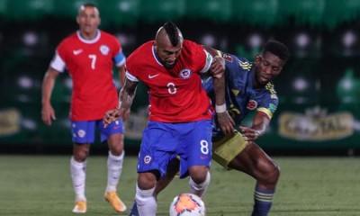 Chile sumó un punto ante Colombia, que se lo empató en los descuentos.