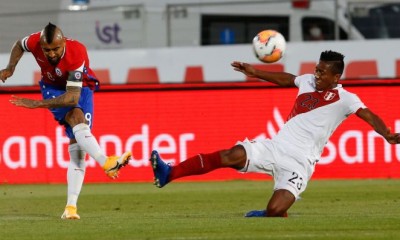 arturo vidal seleccion chilena chile gol peru