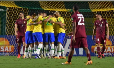 Brasil le ganó a Venezuela con lo justo. Un 1 a 0 que deja a los brasileños punteros en las clasificatorias.