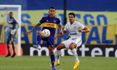 boca tevez santos copa libertadores