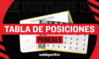 tabla de posiciones primera b