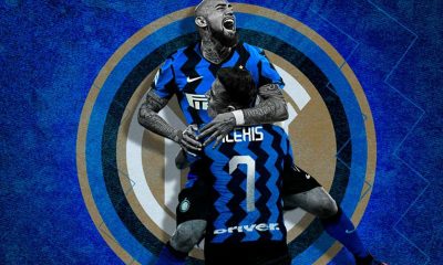 alexis sanchez arturo vidal inter campeon