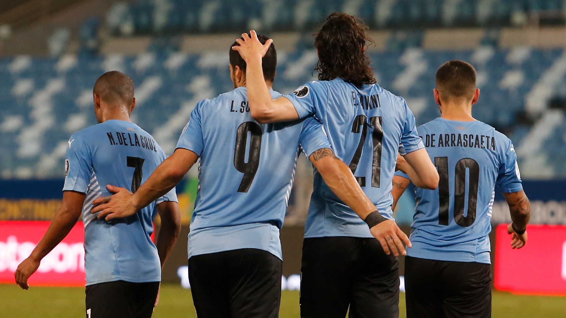 bolivia uruguay cavani suarez