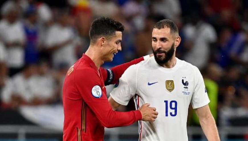 cristiano benzema portugal francia